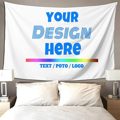 Personalized Backdrop with Photos TextCustom Tapestry Wedding Funny Backdrop Decoration Wall 90x60 Tapestry