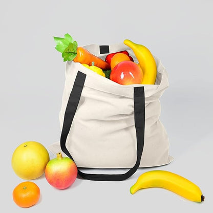 NPBAG 25 Pack 15'' X 16'' Natural Cotton Tote Bags, Lightweight Blank Bulk Cloth bags with 1pc of PTFE Teflon Sheet
