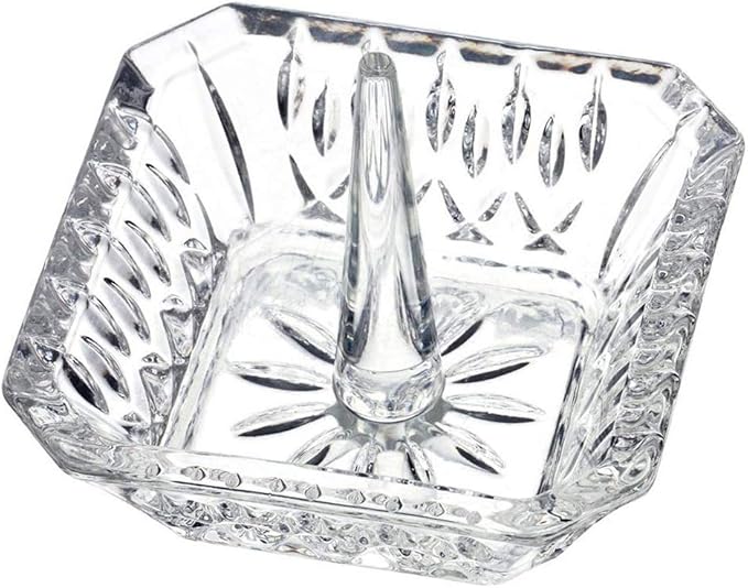 H&D Crystal Ring Holder Dish