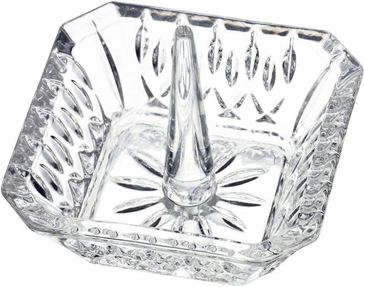 H&D Crystal Ring Holder Dish