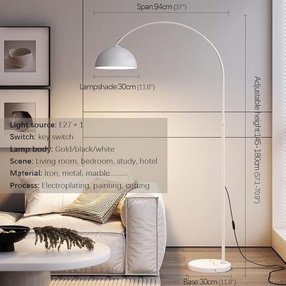 Nordic Modern Floor Lamp Fashion Luxury Family Iiving Room Bedroom Study Villa Hotel LED Creativity Decorative Standing Light (Style 10)