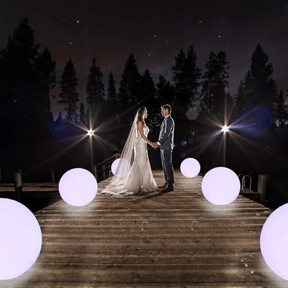 Modern Home LED Glowing Sphere w/Infrared Remote Control (20 inch)