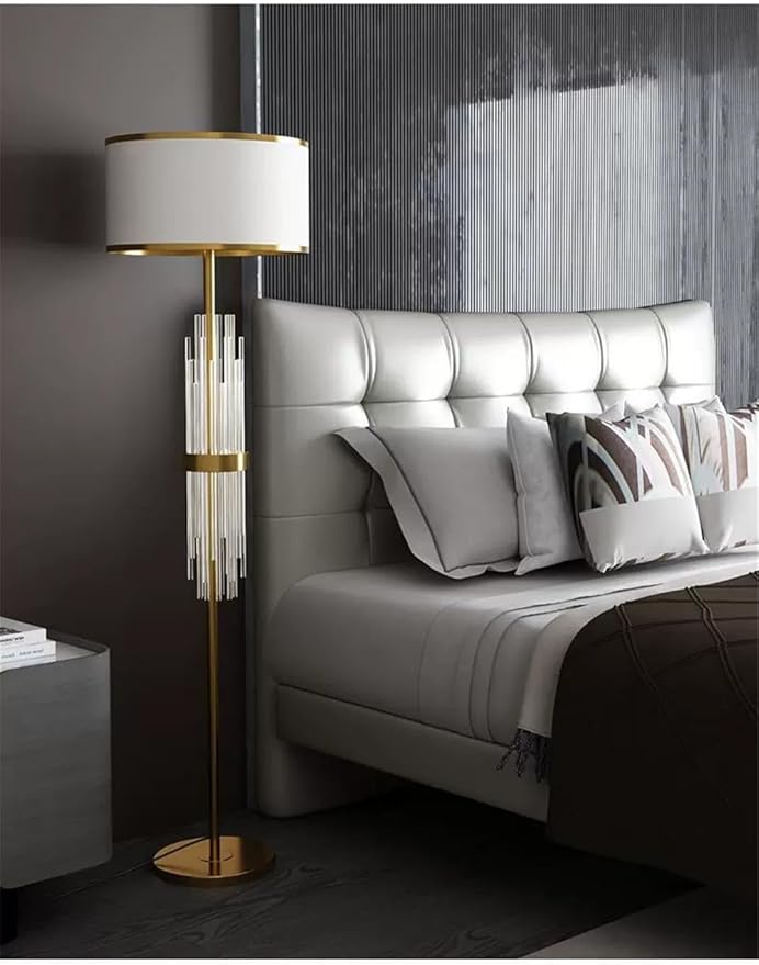 Nordic Modern Floor Lamp Fashion Luxury Family Iiving Room Bedroom Study Villa Hotel LED Creativity Decorative Standing Light (Style 95)