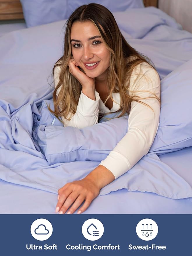 Extra Deep Twin Sheet Set - 4 Piece Breathable & Cooling Sheets - Hotel Luxury Bed Sheets Set - Easy & Secure Fit - Soft, Wrinkle Free & Comfy Sheets Set - Lavender Sheet Set with Extra Deep Pockets