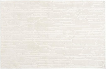 Revival Rugs Ebb 3'11"x6'1" Machine Washable Area Rug for Kitchen Bedroom - 100% Recycled Oeko-TEX Certified, Medium Pile, Beige, Cream