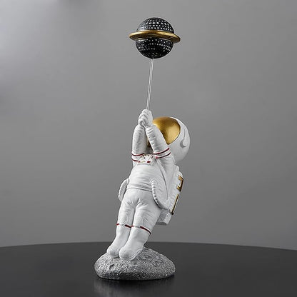 BUTILIVEEN Astronaut Decor, Astronaut Balloon Figurines and Sculptures, Space Themed Bedroom, Desktop, Shelf Decor, Gifts for Space Lovers