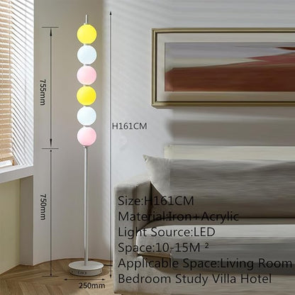 Nordic Modern Floor Lamp Fashion Luxury Family Iiving Room Bedroom Study Villa Hotel LED Creativity Decorative Standing Light (Style 122)