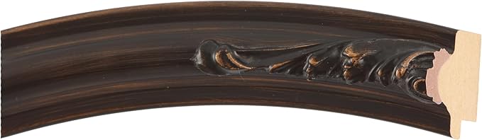 OVALCREST Round Beveled Wall Mirror for Home Decor - Florence Style - Rubbed Bronze - 28x28 Outside Dimensions
