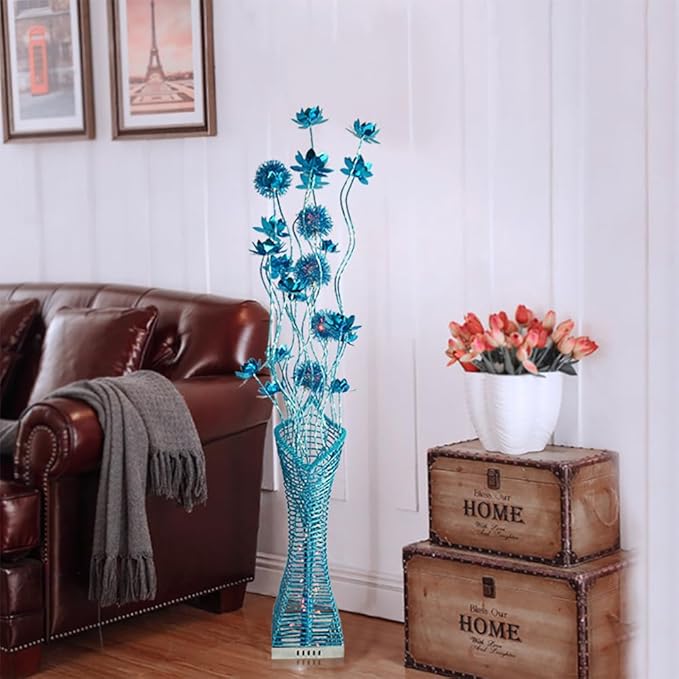 Nordic Modern Flower Floor Lamp Fashion Art Living Room Sofa Bedroom Wedding LED Originality Decorative Standing Light (Style 11)