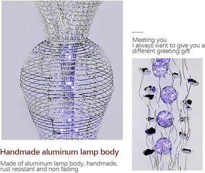 Nordic Modern Flower Floor Lamp Fashion Art Living Room Sofa Bedroom Wedding LED Originality Decorative Standing Light (Style 10)