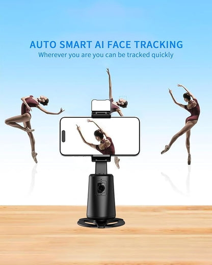 Auto Face Tracking Tripod 360° Rotation, 67" Tripod for iPhone Selfie Stick,Phone Tripod Stand Holder with Remote Gesture Control,No App, for Live Video Tiktok Live Vlog Streaming Video