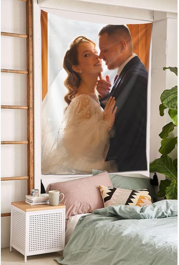 Generic Custom Wall Tapestry Wedding Personalized Gifts 60x80