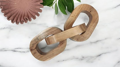 Home Natural Wooden Chain with Unique Design | Handcrafted Rustic Décor for Home & Workspace