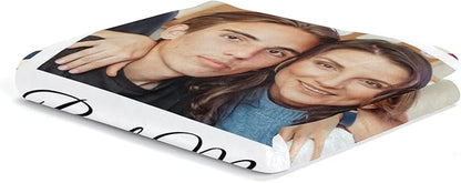 Gudina Personalized Birthday Gifts for Mom, Customized Custom Blanket with Photos Pictures Text to My Mom Gift from Daughter Son, Gifts for Mom Grandma Women