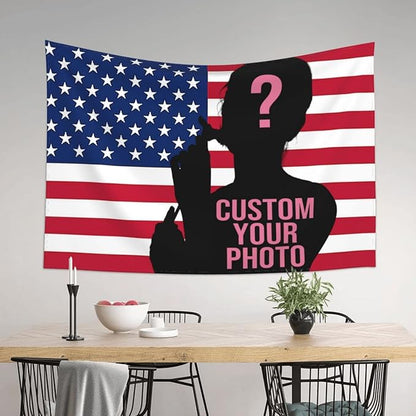 Custom Flag Tapestry Add Your Own Tapestry Custom Tapestry Wedding Backdrop Decoration Wall 60x40 Tapestry