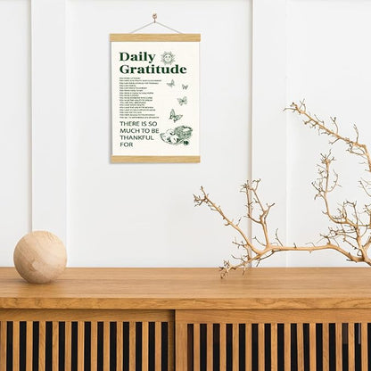 YGSDZY Therapy Canvas Poster, Daily Gratitude Poster, Inspirational Wall Decor Art, Home Decor for Living Room Bedroom, Decoration for Calm Down Corner, Mental Health Wall Art, 11.8 * 15.7