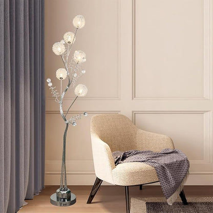 Nordic Modern Flower Floor Lamp Fashion Art Living Room Sofa Bedroom Wedding LED Originality Decorative Standing Light (Style 26)
