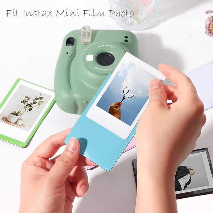 Orga'Neat 2x3 Magnetic Photo Frame Refrigerator for Fujifilm Instax Mini Instant Film, Magnet Picture Frames for Fridge Small Picture Holder for 8.6cm*5.4cm Picture -10 Pack