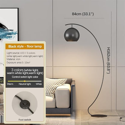 Nordic Modern Floor Lamp Fashion Luxury Family Iiving Room Bedroom Study Villa Hotel LED Creativity Decorative Standing Light (Style 17)