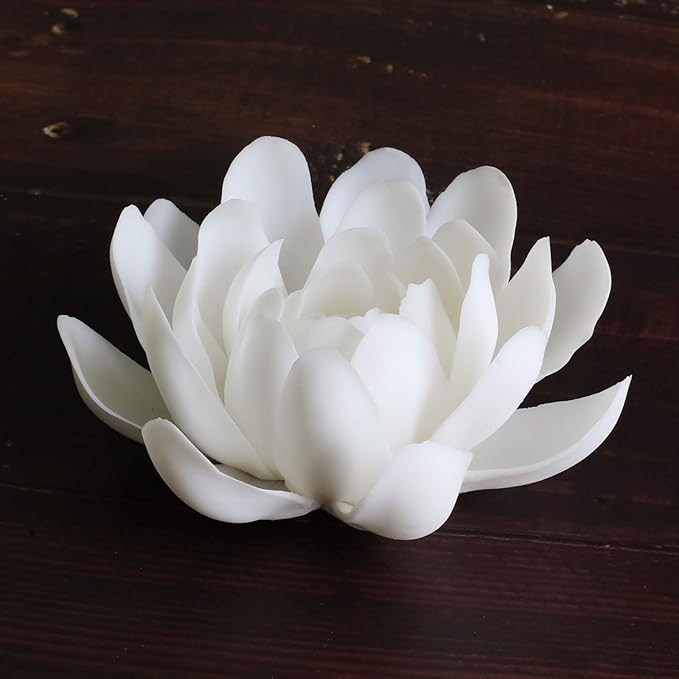 Ceramic Lotus Incense Burner,Flower Insence-Stick Holder with Ash Catcher Incent Holder for Sticks Cones Yoga Studio Living Room Home Decor
