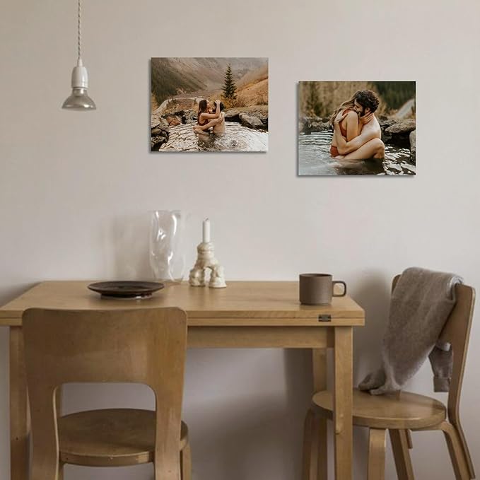 JIMUJIA Custom Canvas Art Print 10"x8" - Unframed Artwork, Personalized Wall Decor, Customizable Photo, Custom Portrait, Office, Living Room, Bedroom Wall Art(10×8in,Unframe)