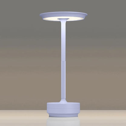 1 Pack Rechargeable Table Lamps Cordless, Portable 5000mAh Outdoor Table Light, 3 Color Stepless Dimming LED Table Lamp with Memory Function, for Home/Dinner/Patio/Restaurant.(Light Purple)