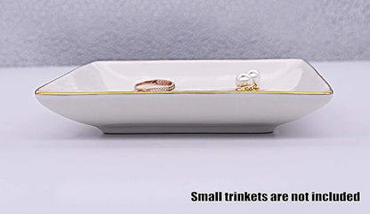 The One Where She Buys A House - New Home Owner Gift - Housewarming Gifts for Women - New Homeowners Gift - First Home - Ceramic Jewelry Holder Ring Dish Trinket Box Tray - Friends TV Show