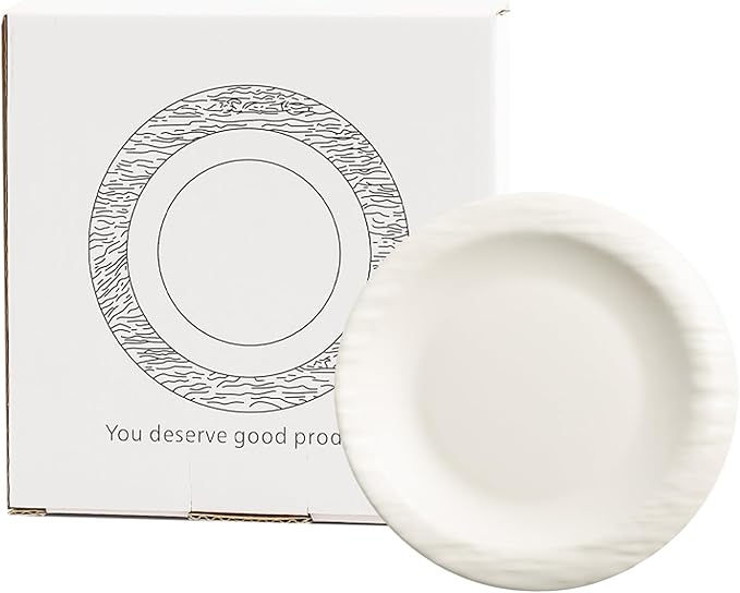 Ceramic Jewelry Tray Decorative Ring Holder and Trinket Dish for Women Wedding Engagement Birthday Gift for Her Jewelry Organizer Vanity Tray (white)