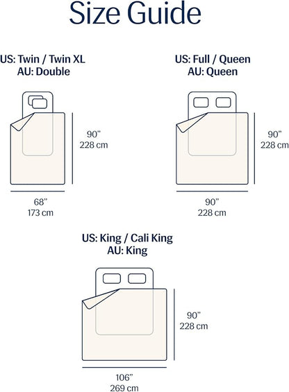 REST® Evercool® Cooling Comforter, Full/Queen, Blanket for Hot Sleepers, All Season Bedding to Keep Cool for Night Sweats, Breathable Lightweight Blanket, 90"x90" Inches, Snow Ivory