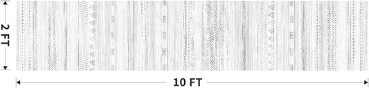 2x10 Runner Rug Machine Washable Non Slip Area Rug Distressed Neutral Moroccan Boho Rug Ultra Soft Floor Runners for Hallways for Entryway Laundry Room Kitchen, Grey