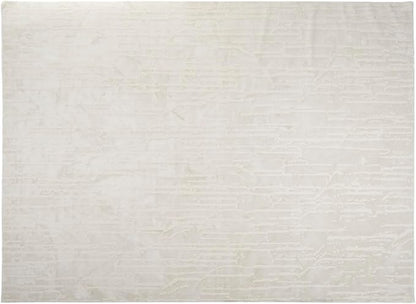 Revival Rugs Ebb 10'6" x 14'3" Washable Area Rug for Living Room Bedroom - 100% Recycled Oeko-TEX Certified, Medium Pile, Beige, Cream