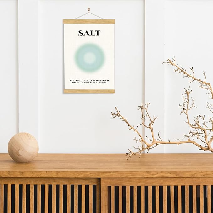 YGSDZY Salt Poster, Sun Salt Decor, Rustic Hanging Canvas Poster, Beach House Decor, Gallery Decors Art, Coastal Ocean Style Home Decoration, Living Room Hanging Decors 11.8 * 15.7