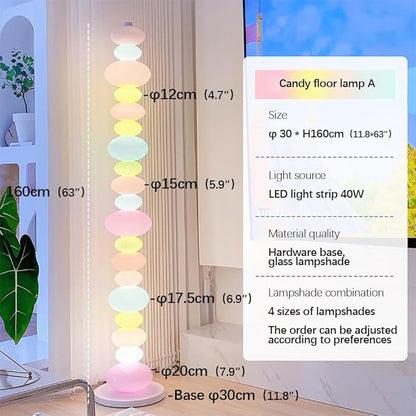 Nordic Modern Floor Lamp Fashion Luxury Family Iiving Room Bedroom Study Villa Hotel LED Creativity Decorative Standing Light (Style 41)