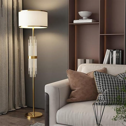 Nordic Modern Floor Lamp Fashion Luxury Family Iiving Room Bedroom Study Villa Hotel LED Creativity Decorative Standing Light (Style 95)