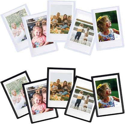 Orga'Neat 2x3 Magnetic Photo Frame Refrigerator for Fujifilm Instax Mini Instant Film, Magnet Picture Frames for Fridge Small Picture Holder for 8.6cm*5.4cm Picture -10 Pack