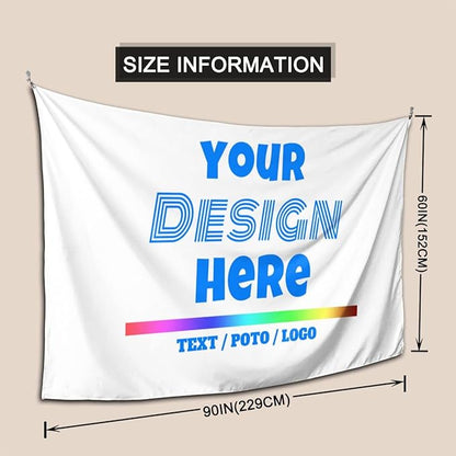 Personalized Backdrop with Photos TextCustom Tapestry Wedding Funny Backdrop Decoration Wall 90x60 Tapestry