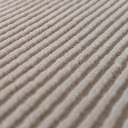 Revival Rugs Stripe 5'3"x8' Washable Area Rug for Living Room Bedroom - 100% Recycled Oeko-TEX Certified, Medium Pile, Taupe