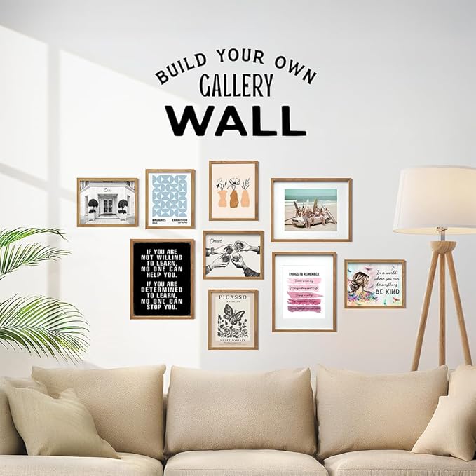 Motivational Wall Art 11x14 FRAMED - Office Wall Art - Classroom Motivational poster - Positive Quotes Decor - Positive Sayings for Decor - Entrepreneur Encouragement Gifts - Inspirational Quotes