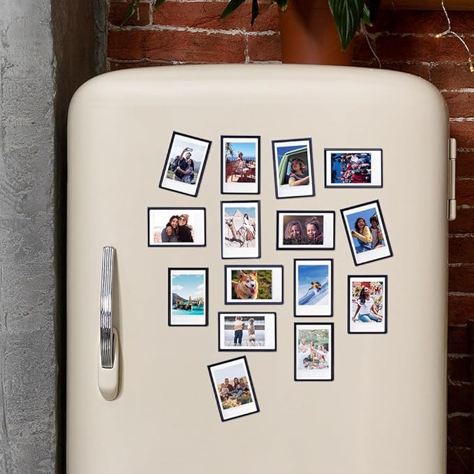 Orga'Neat 2x3 Magnetic Photo Frame Refrigerator for Fujifilm Instax Mini Instant Film, Magnet Picture Frames for Fridge Small Picture Holder for 8.6cm*5.4cm Picture -30 Pack