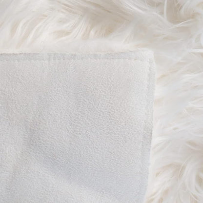 SAFAVIEH Faux Sheep Skin Collection 2' x 3' Ivory FSS115A Silken Glam 2.35-inch Thick Accent Rug