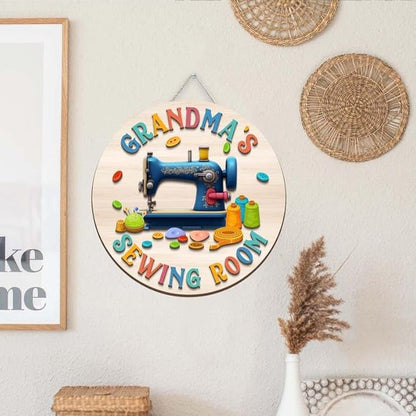 Custom 3D Laser Room Door Sign, Personalized Studio Wall Display, Creative Craft Space Decoration, Meaningful Gift For Mom, Mother’S Day Or Sewing Teacher Appreciation Doorsign_281125_SR6_3
