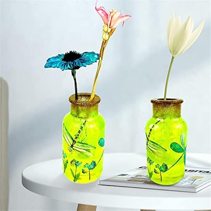 3D Round Planter Vase Silicone Mold for DIY Epoxy Resin Plaster Concrete Flower Pot Cement Clay Craft Mold Home Decor