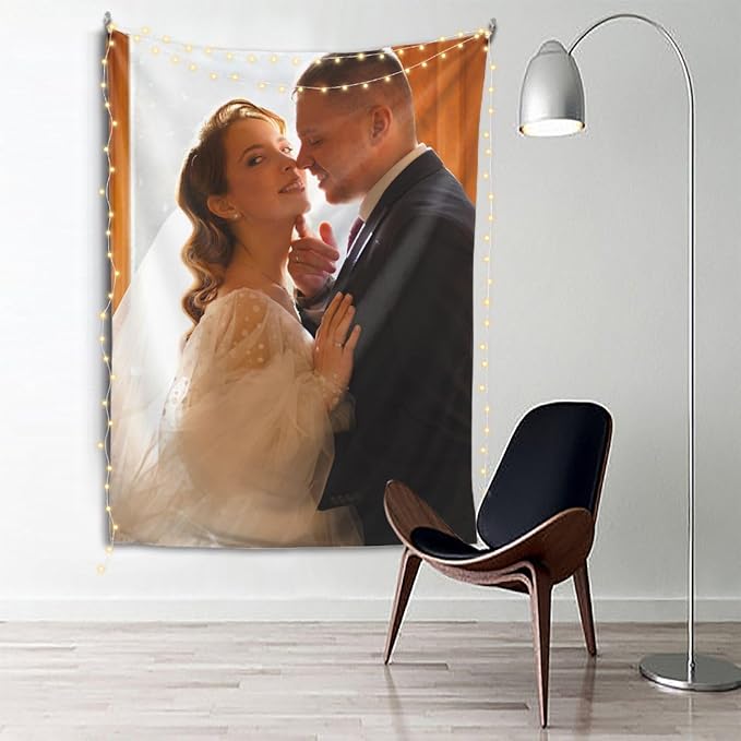 Generic Custom Wall Tapestry Wedding Personalized Gifts 60x80