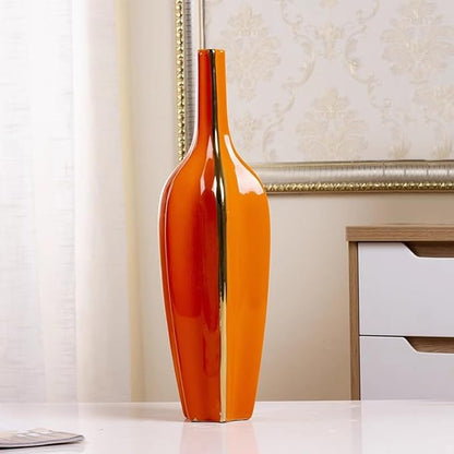 GIZNXBA Ceramic Vases Set of 2 Clay Vase for Flowers, Modern Bud Vase Ceramic, Abstract Decorative Vase Set for TV Cabinet Living Room Office Kitchen Home Wedding
