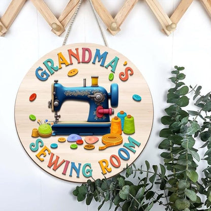 Custom 3D Laser Room Door Sign, Personalized Studio Wall Display, Creative Craft Space Decoration, Meaningful Gift For Mom, Mother’S Day Or Sewing Teacher Appreciation Doorsign_281125_SR6_3