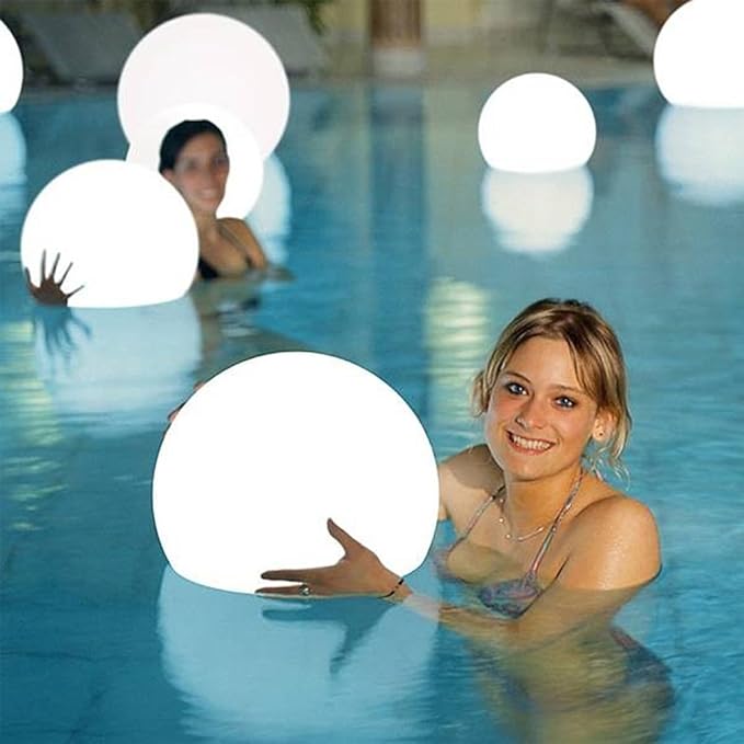 Modern Home Deluxe Floating LED Glowing Sphere w/Infrared Remote Control (12")