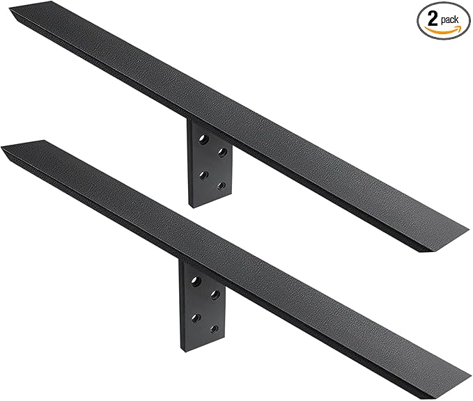Hidden Countertop Support Bracket 36 Inch 2 Pack Heavy Duty Granite Support Bracket for Kitchen Island Bar Top Countertop