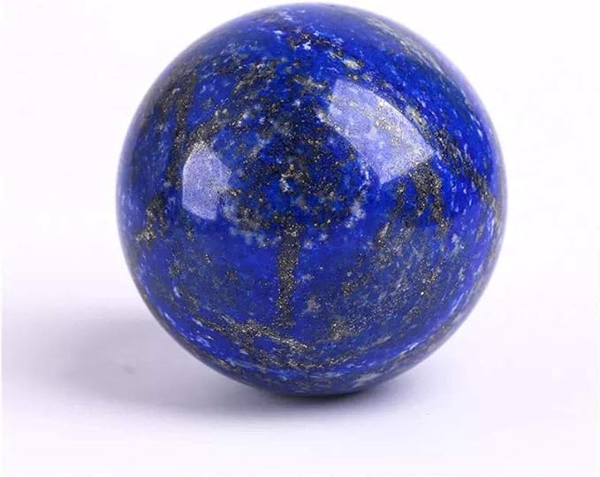 StoneStory Natural Lapis Lazuli Healing Crystal Sphere Ball for Reiki Balancing Meditation Energy Home and Office Decoration (4cm, Lapis Lazuli)