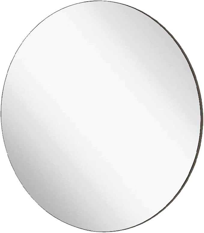 Marketing Holders 1/8" Acrylic Mirror Round 15 Inch Lightweight Reflective Frameless Disc for Elegant DIY Home Decor Wedding Centerpieces and Unique Mirrored Decorative Gallery Walls
