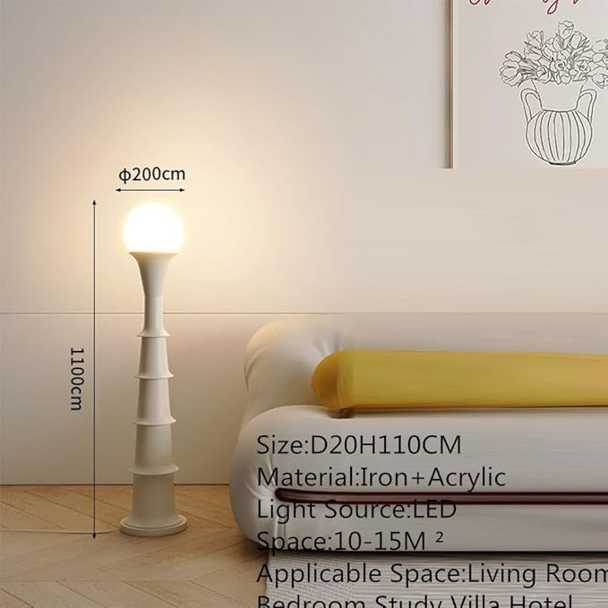 Nordic Modern Floor Lamp Fashion Luxury Family Iiving Room Bedroom Study Villa Hotel LED Creativity Decorative Standing Light (Style 96)